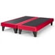 thumbnail image 1 of Base De Cama Europea King Felpa Rojo, 1 of 2
