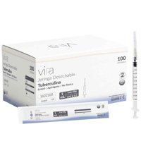 Jeringa Tuberculina 1 Ml Luer Slip 27G * 1/2 1Ml 100U Vira Blanco