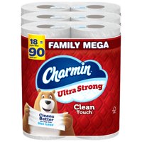Papel Higiénico Charmin Ultra Strong Clean Touch, 18 Mega Rollos