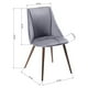 thumbnail image 3 of Pack 2 Silla Comedor Sitial Terciopelo Gris, 3 of 6