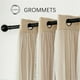 thumbnail image 3 of Cortinas INLINAS Beige Blackout con revestimiento transparente de 132 x 213 cm, 2 unidades, 3 of 3