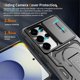 thumbnail image 3 of Funda Resistente para Samsung Galaxy S24 Ultra 5G, Cubierta a Prueba de Golpes de Grado Militar con Protector Deslizante para Lente de Cámara, Soporte de 2 Vías, Antideslizante, Protección contra, 3 of 8