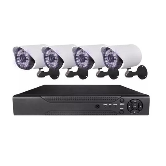 Genérico - Kit De 4 Cámaras Ahd Con Dvr 1080p Full Hd