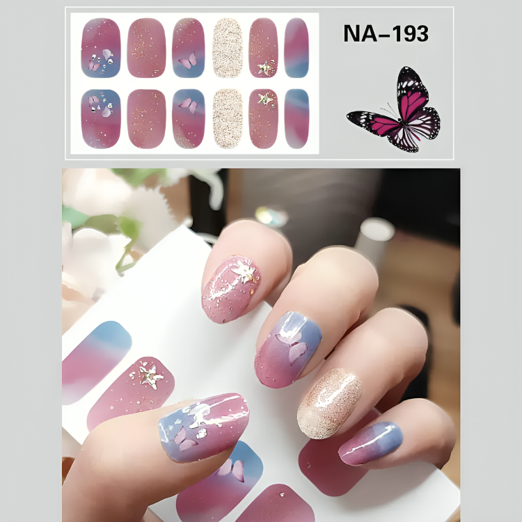 Genérico - Stickers Pegatinas 3D Para Uñas No Necesita Lampara-Manicura