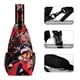 thumbnail image 3 of Helluva Boss Riñonera Bandolera con Estampado Integral para Hombres y Mujeres, Bolso Cruzado Gráfico de Tendencia, Mochila de Hombro Streetwear para Ciclismo y Deportes, Riñonera Versátil Casual, 3 of 6