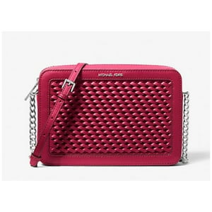 Bolso Crossbody Michael Kors Jet Set Grande Dk Raspberry