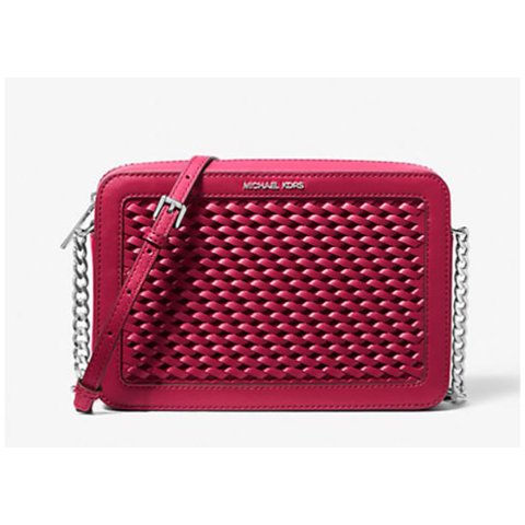 Bolso Crossbody Michael Kors Jet Set Grande Dk Raspberry