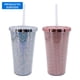 thumbnail image 1 of Vaso Térmico De Doble Pared Con Bombilla 450Ml Plastico, color surtido, 1 of 9