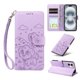 thumbnail image 4 of Funda Cartera para iPhone 16 Perro Cachorro Grabado con Tarjetas Soporte Correa Morado, 4 of 6