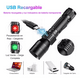 thumbnail image 3 of Linterna Táctica Recargable, 3 en 1 Luz Negra Súper Brillante 1600 Lúmenes 7 Modos Zoomable IPX6 Linterna de Campamento Impermeable para Emergencias de Camping, 3 of 3