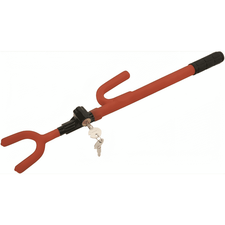 Genérico - Traba Volante Antirrobo Auto + 2 Llaves