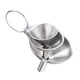 thumbnail image 1 of 3 Embudos De Cocina Pequeños, Medianos Y Grandes Con Asas Para Transferir Fluidos 3 Embudos, 1 of 5