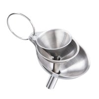 Bothyi - 3 Embudos De Cocina Pequeños, Medianos Y Grandes Con Asas Para Transferir Fluidos 3 Embudos