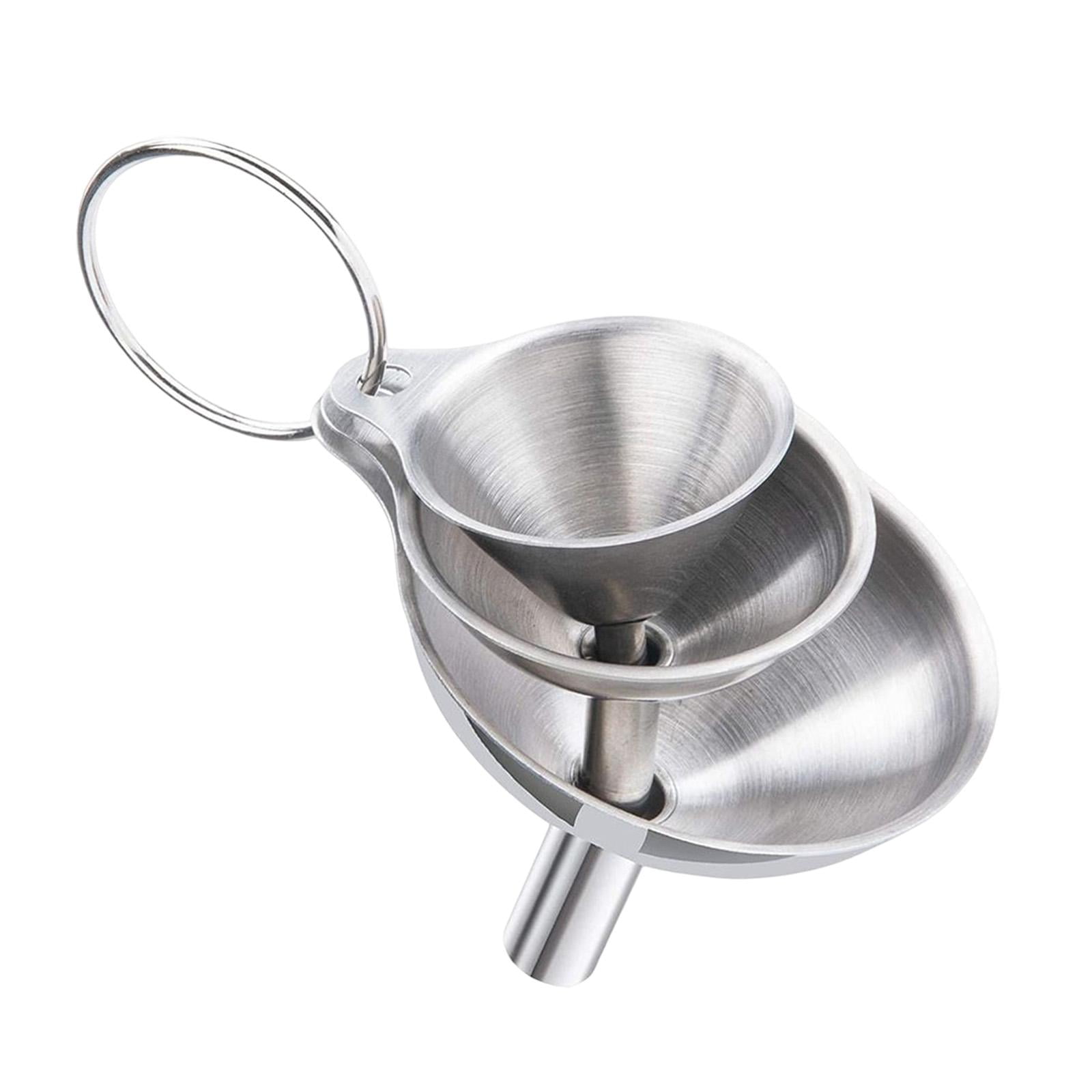 Bothyi - 3 Embudos De Cocina Pequeños, Medianos Y Grandes Con Asas Para Transferir Fluidos 3 Embudos