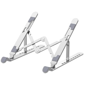 Bothyi - Soportes Para Computadora Portátil De Aluminio Soporte Para Computadora Portátil Para Escritorio Silver