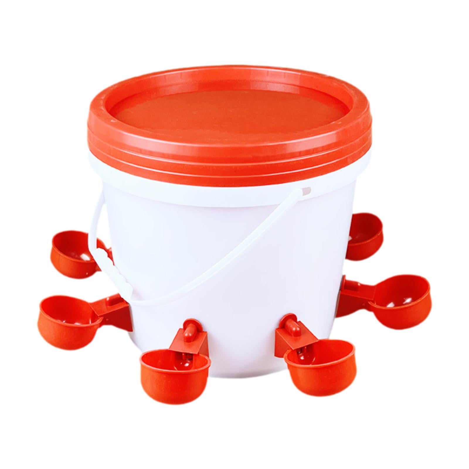 Magideal - Bebedero Automático Para Pollos, Comedero Para Aves De Corral Sin Desperdicios, Juego De Bebederos Profesional, Material Pp, Apto Para Gallineros, Pat