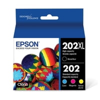 Paquete Combinado De Cartuchos De Tinta Epson 202 Claria De Alta Capacidad