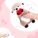 thumbnail image 5 of Animal de peluche Nutria Riuhot 40 cm con corazón rojo, 5 of 7