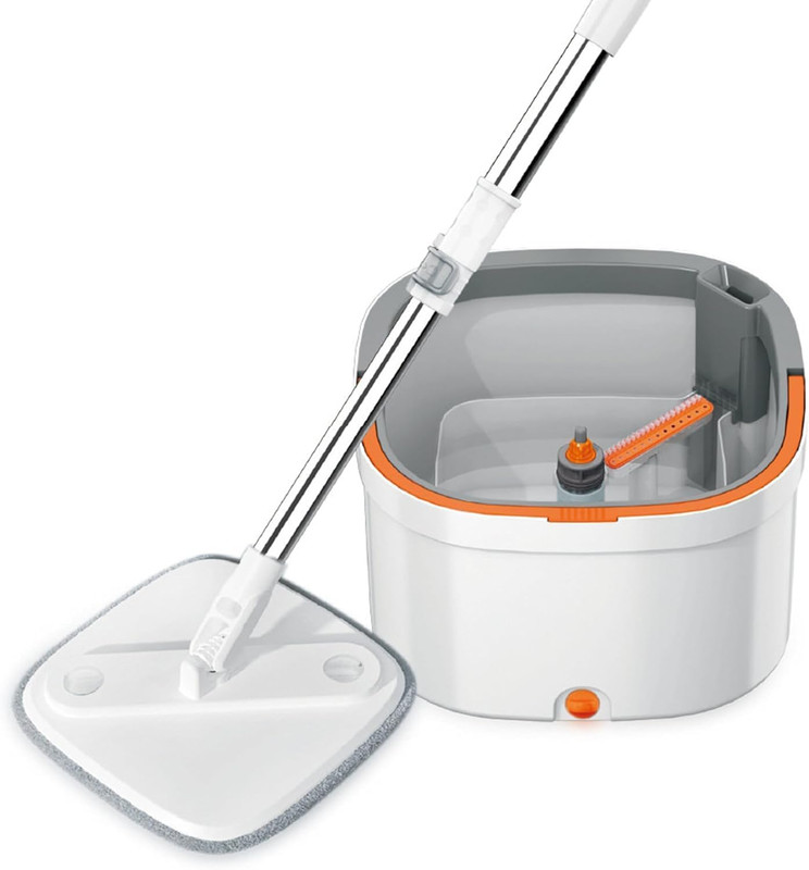 Genérico - Trapeador Mopa Giratorio 360 Cubierta Cuadrado Lau