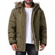 thumbnail image 1 of INSPIRE CHIC Abrigo de Invierno para Hombre con Forro de Lana Engrosado con Capucha Chaqueta Parka M Verde Oscuro, 1 of 6