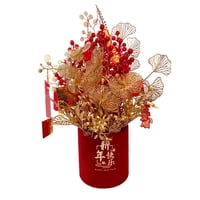 Bothyi - Año Nuevo Florero De La Suerte Escritorio Chimenea Para Inauguración De Una Casa Apartamento Boda Estilo A