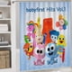 thumbnail image 5 of Babyfirst Equipo de colores-theme 4-Piece Shower Curtain Set with Rugs, Waterproof Bathroom Decor Set Includes Bath Mat, U-Shaped Rug, Toilet Lid Cover and Curtain with Hooks, 5 of 6