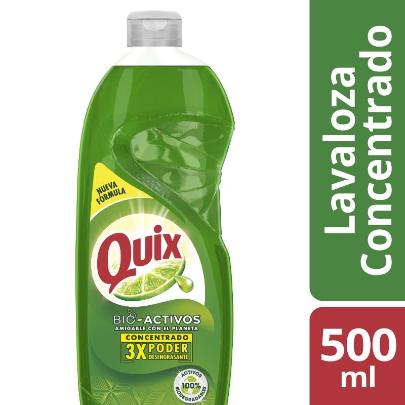 Lavalozas Limón Con Bio Activos Concentrado 500 ml Quix