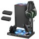 thumbnail image 1 of Base Xbox Lictin con Ventilador de Enfriamiento y Cargador Negro, 1 of 8