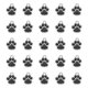 thumbnail image 1 of Uxcell Encanto de Huella de Esmalte, Encantos de Huella de Pata de Perro, Colgantes de Huella de Animal Lindo, Cuentas de Gato (40 Piezas, Metal, Negro/Blanco) para DIY, 1 of 6