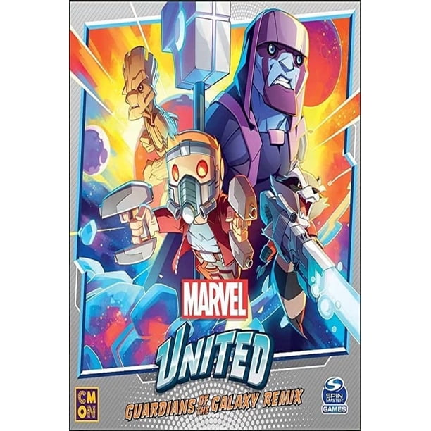 Expansión Remix de Guardianes de la Galaxia para Marvel United: juego de miniaturas de mesa