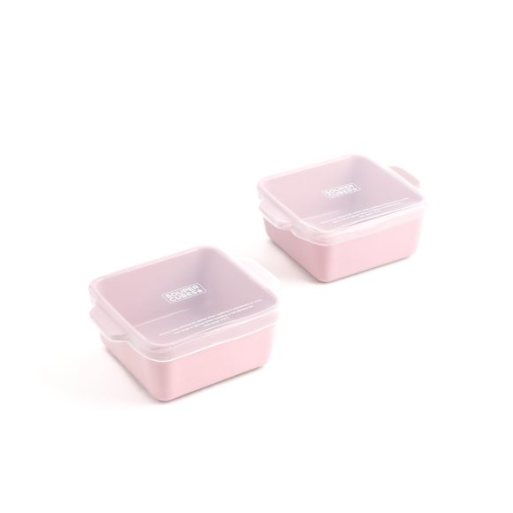 Cazuelas Souper Cubes 13 cm 2 piezas color algodón de azúcar