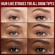 thumbnail image 2 of Lápiz de cejas Essorall 2 en 1 impermeable de larga duración, 2 of 9