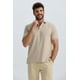 thumbnail image 2 of Polera Hombre Textura Beige, 2 of 4