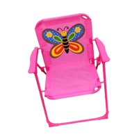 Ioensy - Silla Plegable Para Acampar Para Niños, Asiento Antideslizante Para Pesca, Para Senderismo, Barbacoa, Viaje, Color Rosa