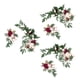thumbnail image 5 of Flor Swag Hojas Verdes Colgando Para Fiesta 3 Rojo Rosa, 5 of 5