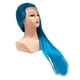 thumbnail image 3 of Cabeza De Entrenamiento Para El Cabello, Cabeza De Maniquí Para Peluquería, Trenza De Cosmetología, Color Azul, 3 of 5