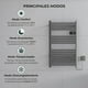 thumbnail image 2 of Calefactor Secador de Toallas Programable 500 w Mural 88x54 cm Vesubio Gris, 2 of 5