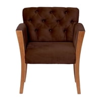 Latam Home - Sitial Kiel Tela Velvet Chocolate