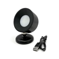 Drl - Foco Led Magnético Touch Recargable 4W 140Lm Fría Cálida Usb Negro
