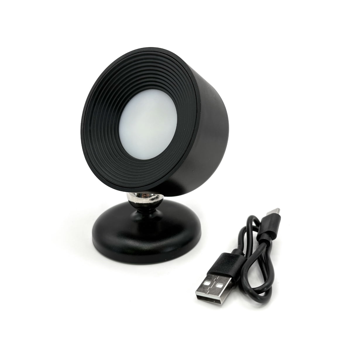 Drl - Foco Led Magnético Touch Recargable 4w 140lm Fría Cálida Usb Negro