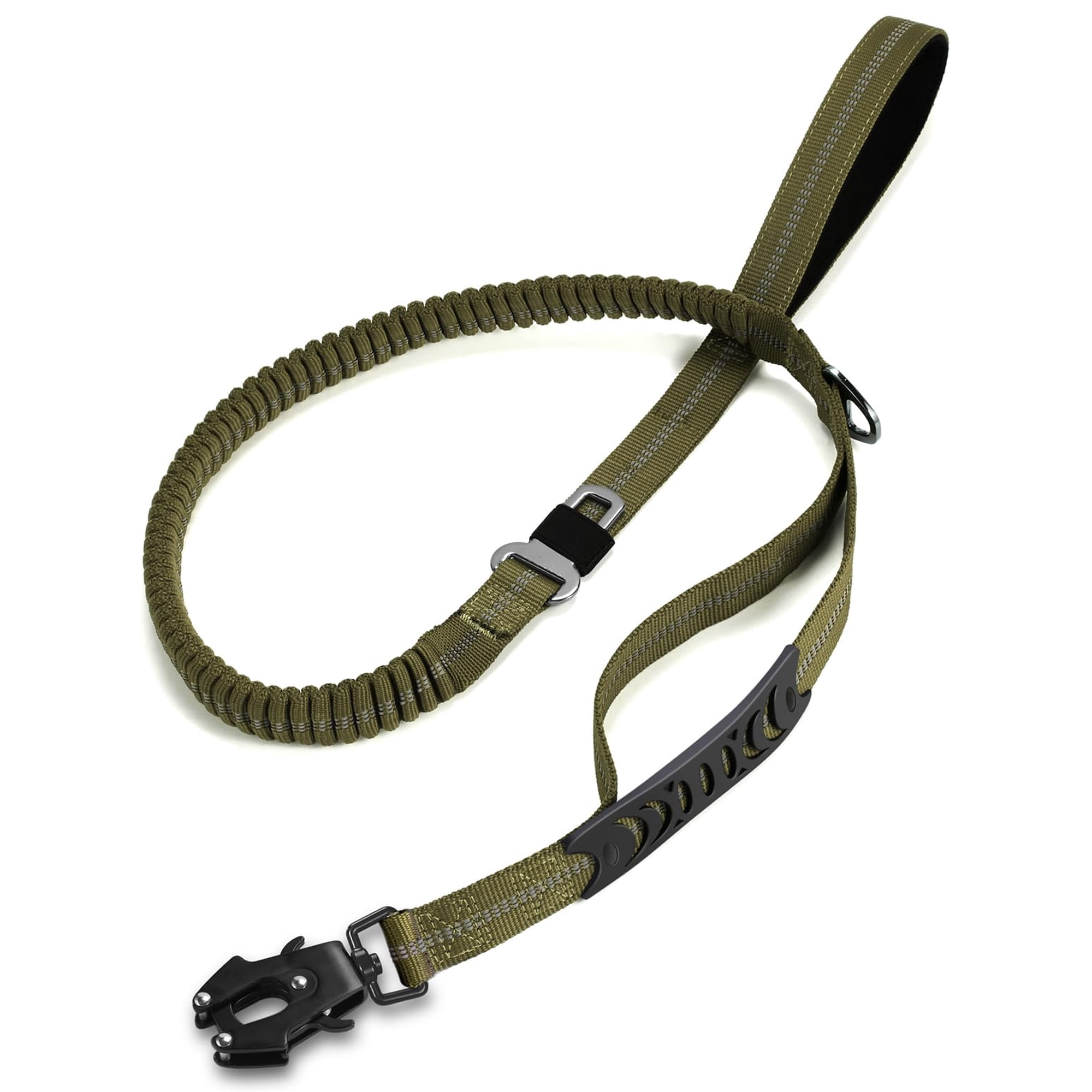Correa Para Perro Tinmarda, Resistente, Con 2 Asas Acolchadas, De 4 A 6 Pies, Militar