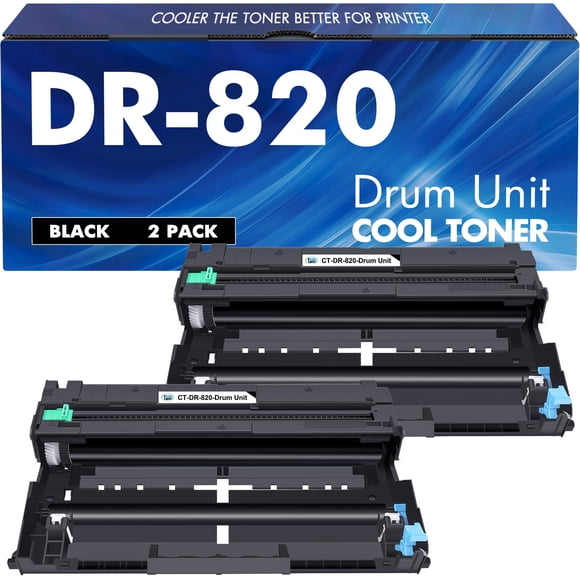 Unidad De Tambor Dr820 Dr 820 Negro Paquete De 2 Unidades Brother