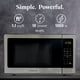 thumbnail image 2 of Horno microondas Farberware de acero inoxidable de 1.1 pies cúbicos y 1000 W de potencia, 2 of 6