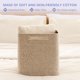thumbnail image 5 of Cajas Organizadoras OIAHOMY de 33 cm en Cubo Paquete de 2 Marrón, 5 of 7