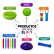 thumbnail image 3 of Pack Sensorial morado Autismo, Tdah, Antiestres, Niños Y Adultos, 3 of 8