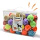 thumbnail image 1 of Pelotas de tenis INSUM 50 unidades 6 cm (mediano) con silbido, 1 of 9