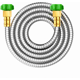 thumbnail image 1 of Manguera de Jardín Corta de Metal de 5 ft con Conector Hembra a Hembra, Manguera Pequeña de Acero Inoxidable para Carrete de Manguera Larga Flexible, Ligera y Resistente, Tubo de Agua, Adaptador de, 1 of 9