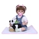 thumbnail image 5 of Adorable 16 pulgadas 40 cm Realista Silicona Baby Doll Cabeza Miembros Algodón Cuerpo, 5 of 5