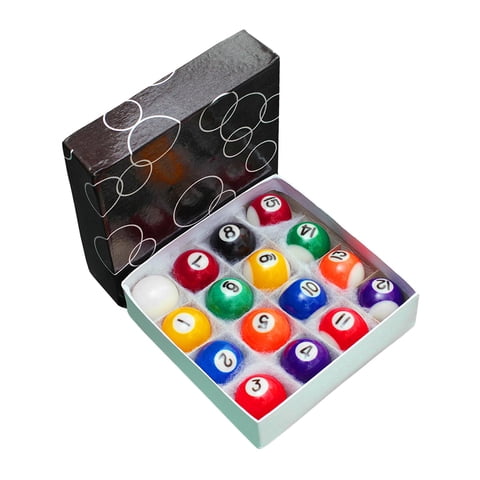 Ioensy - Juego De 16 Mini Bolas De Billar Pequeñas Para Deportes Recreativos En El Hogar, 32 Mm