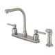 thumbnail image 1 of Grifo Kingston Brass FB758DLSP Concord de arco alto en níquel cepillado, 1 of 3